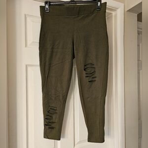 Torrid Slashed Leggings